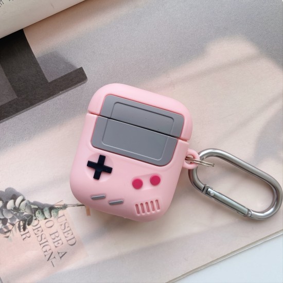 1pc Game Console Design Earphone Protective Case With Keychain For Airpods 1/2/3 Pro, Christmas Gift For Women/Kids/Children/Men/Adults
